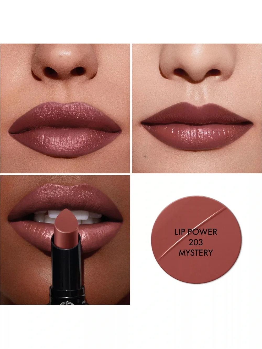 Giorgio Armani Lip Power Lipstick Mystery 203